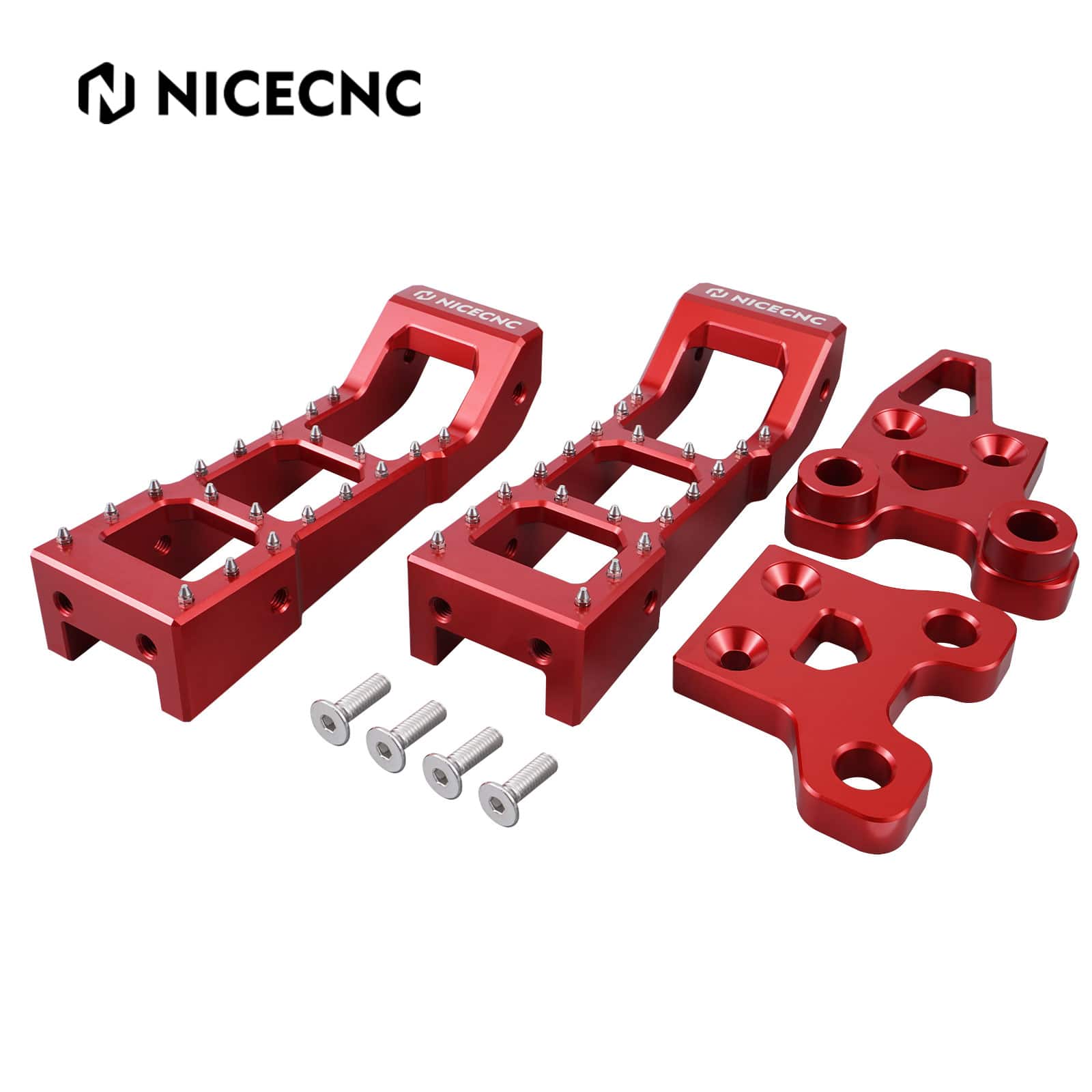 ATV Left + Right Footpegs Foot Rest Pedals Assy For Yamaha YFZ450R