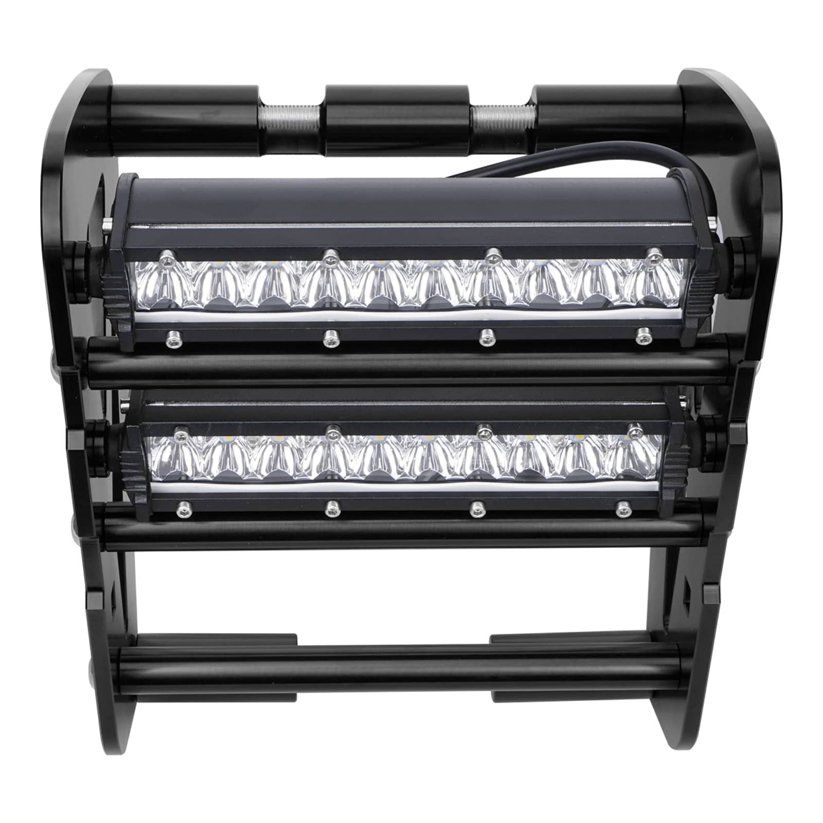 ATV Front Bumper with LED Dual Lights Bar Kit For Yamaha YFZ450R 2009-2024