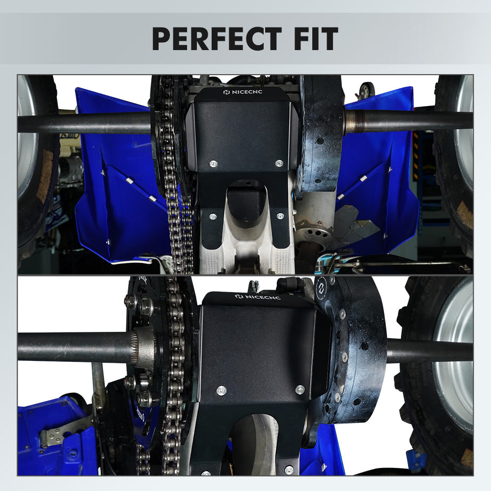 ATV Rear Swing Arm Skid Plate Guard For Yamaha YFZ450R 2009-2024