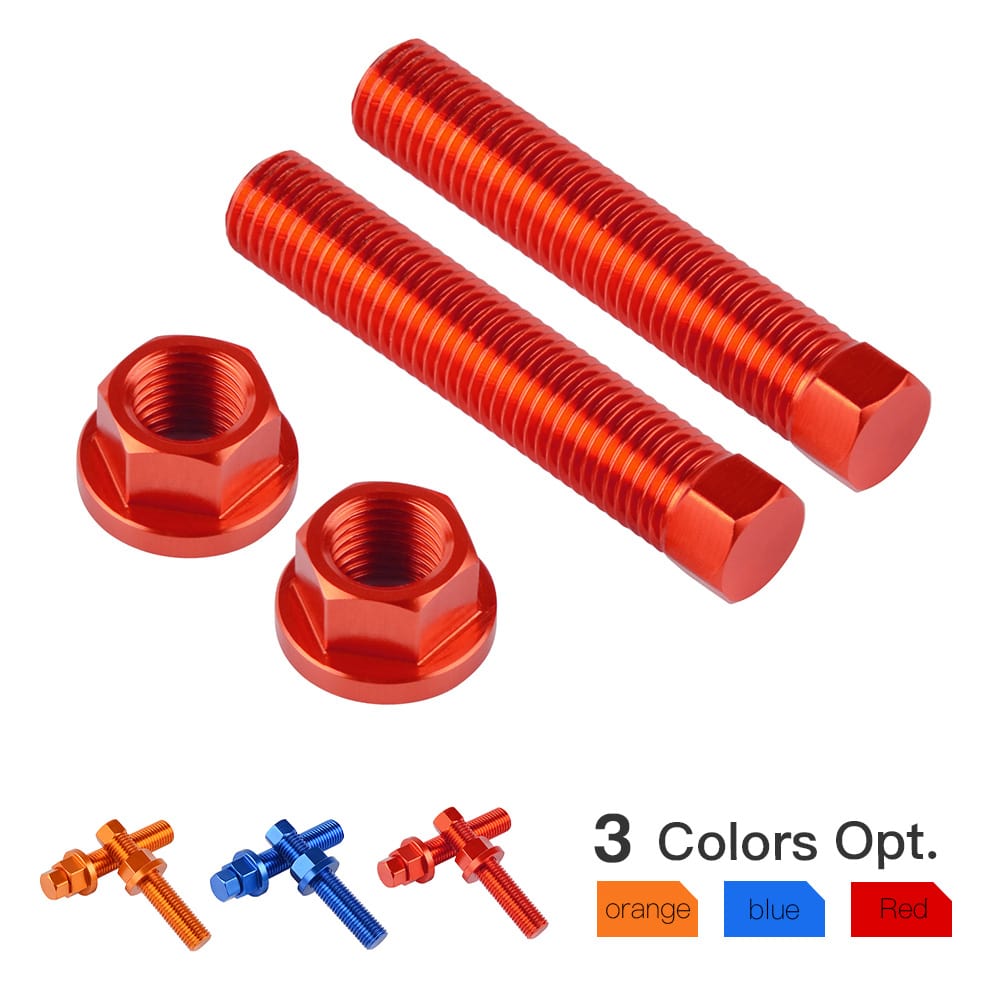 M10 Chain Axle Adjuster Bolts For KTM 350 500 EXCF/TPi/6D 2007-2023
