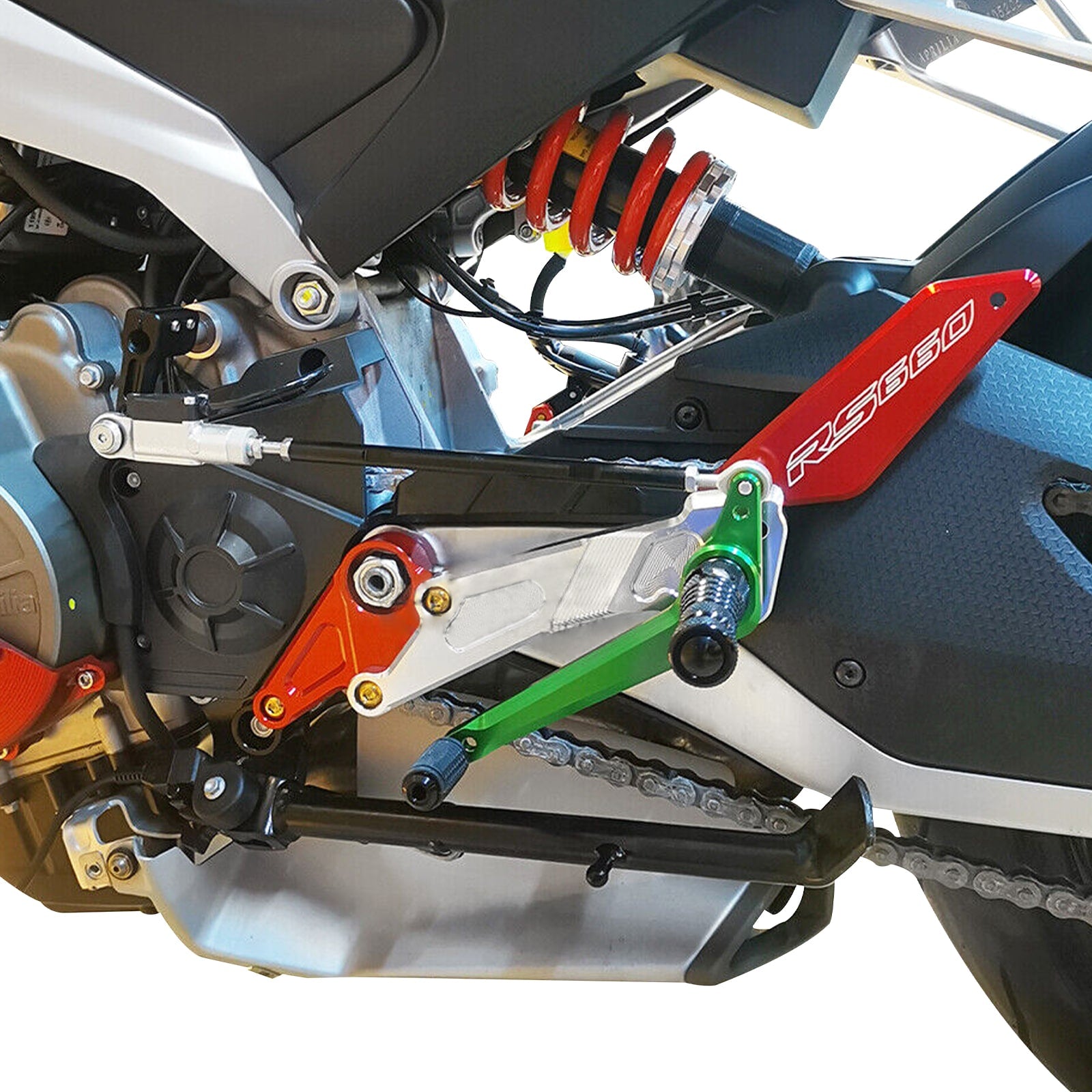 Racing Adjustable Rear Sets Footrest for Aprilia RS660 2021-2023 Tuono 660 2021-2023