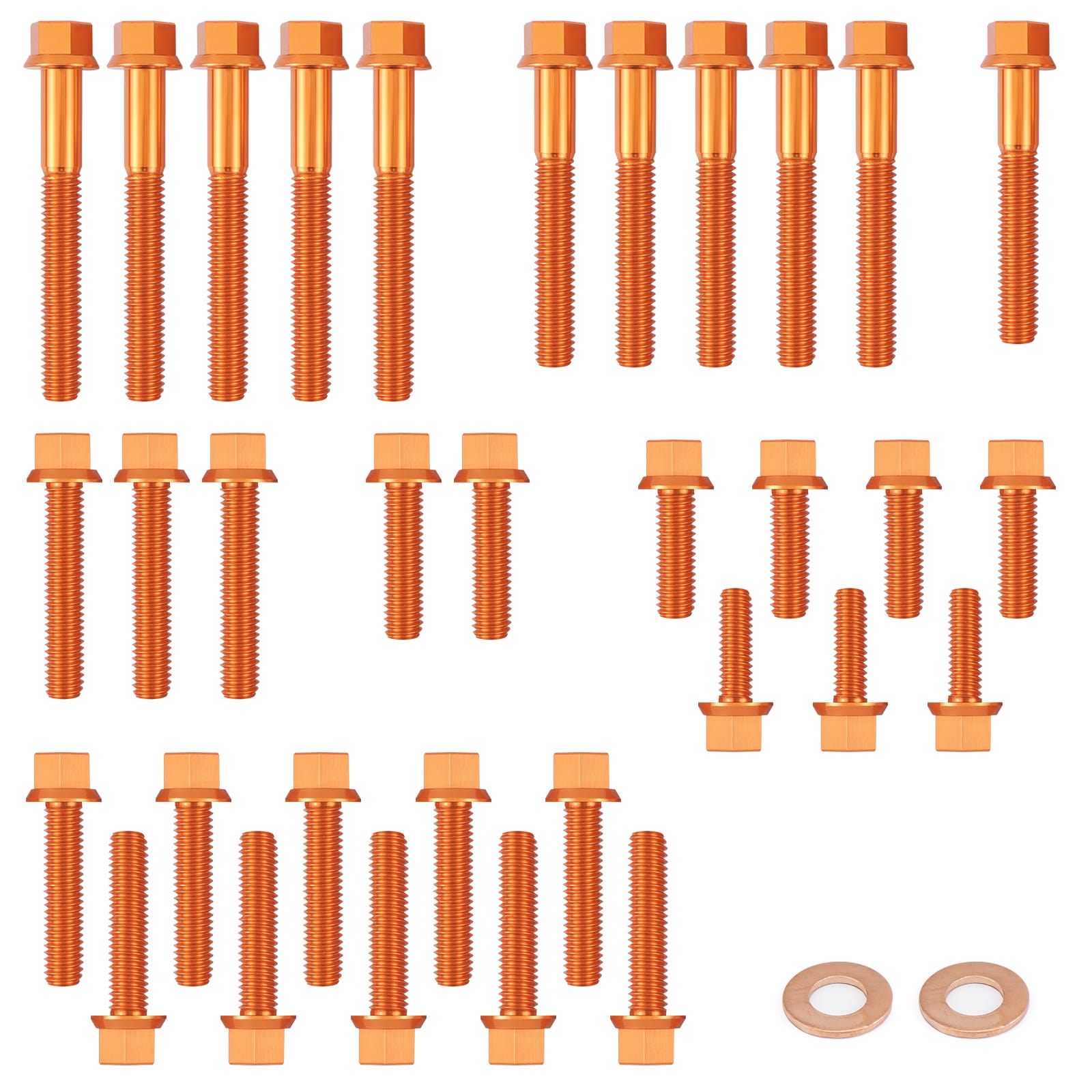 Engine Bolt Kit 7075-T6 Billet Aluminum for KTM 250/350 EXCF 17-23