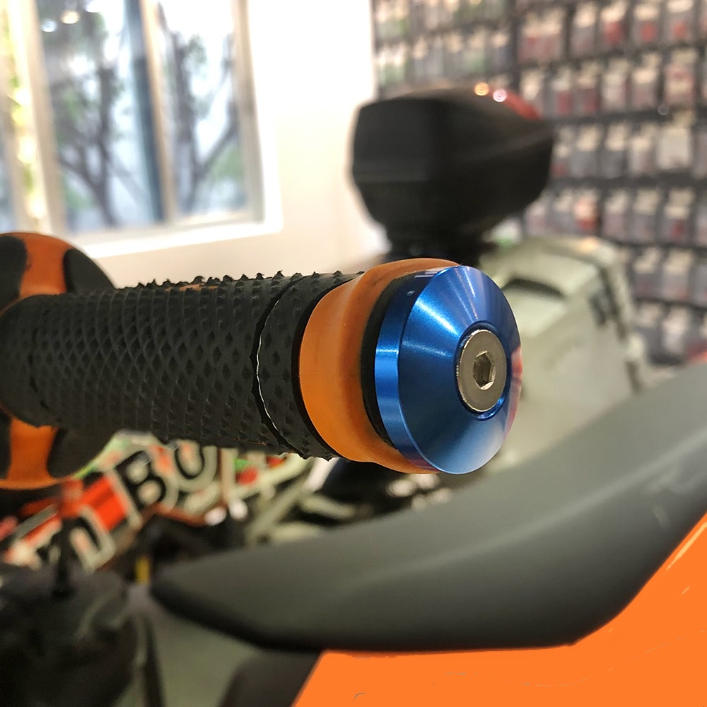 Handle Bar Hand Grip End Plug Slider For KTM 350 500 EXCF 2003-2021