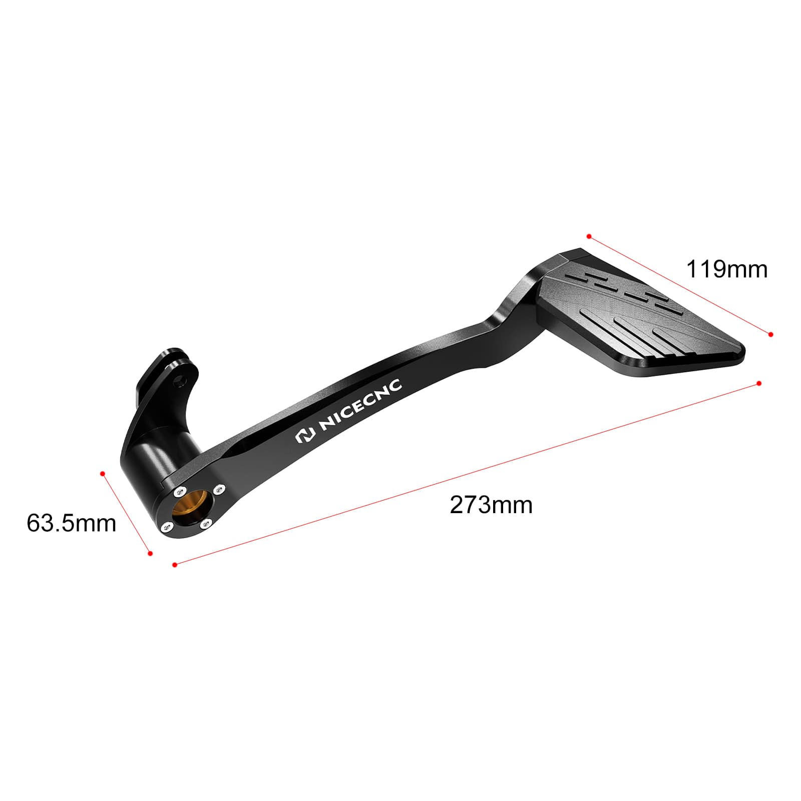 Integrated Rear Brake Arm Lever Peg Pedal For Harley Road King Electra Street Glide