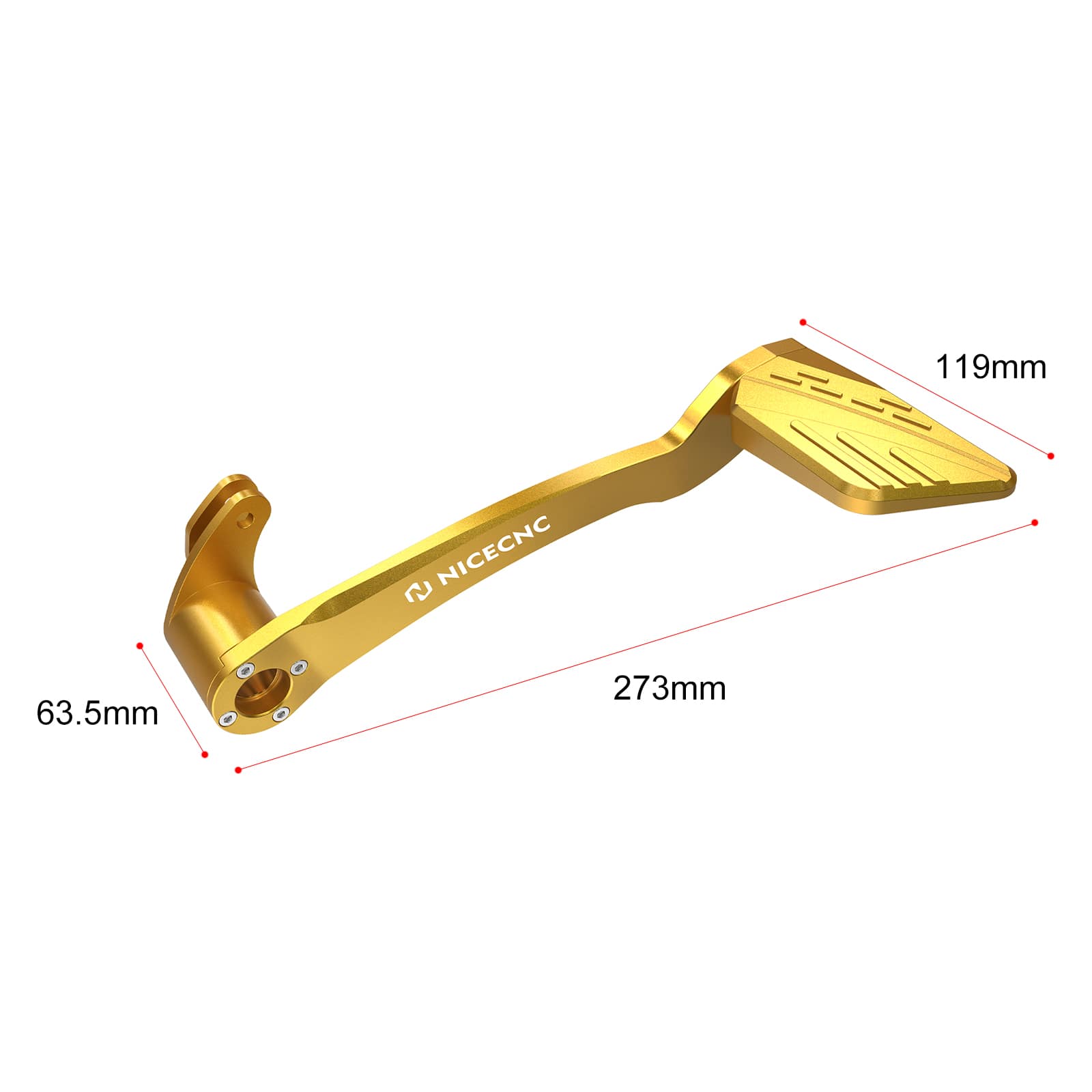 Integrated Rear Brake Arm Lever Peg Pedal For Harley Road King Electra Street Glide