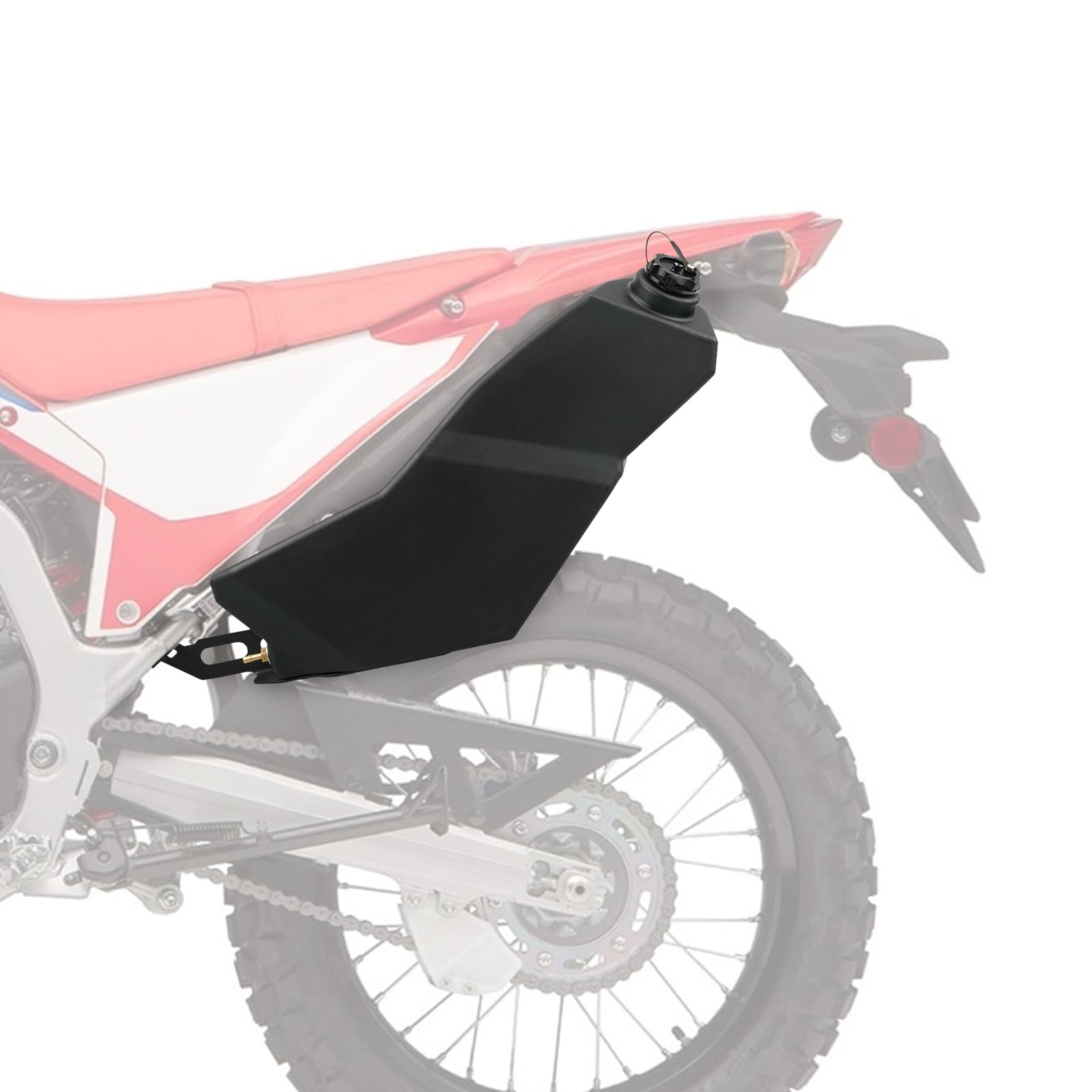 1.3 Gal 5L Rear Auxillary Fuel Tank Kit Container Holder For Honda CRF300L / Rally