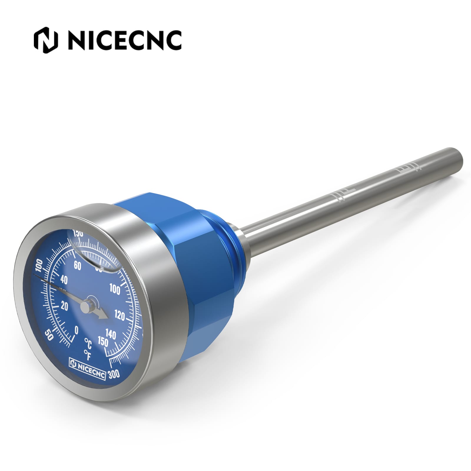 ATV Engine Oil Dipstick w/Temperature Gauge For Yamaha Raptor 700 700R 660R YFZ450