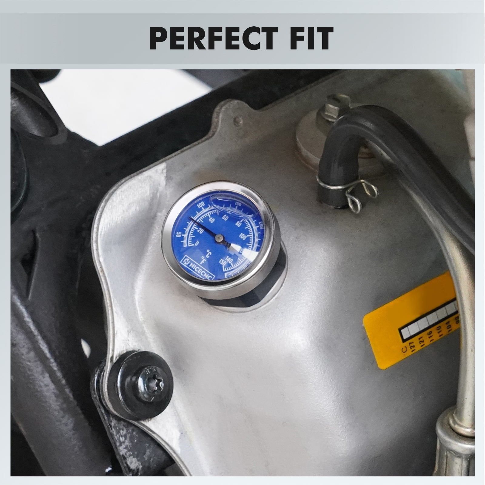 ATV Engine Oil Dipstick w/Temperature Gauge For Yamaha Raptor 700 700R 660R YFZ450