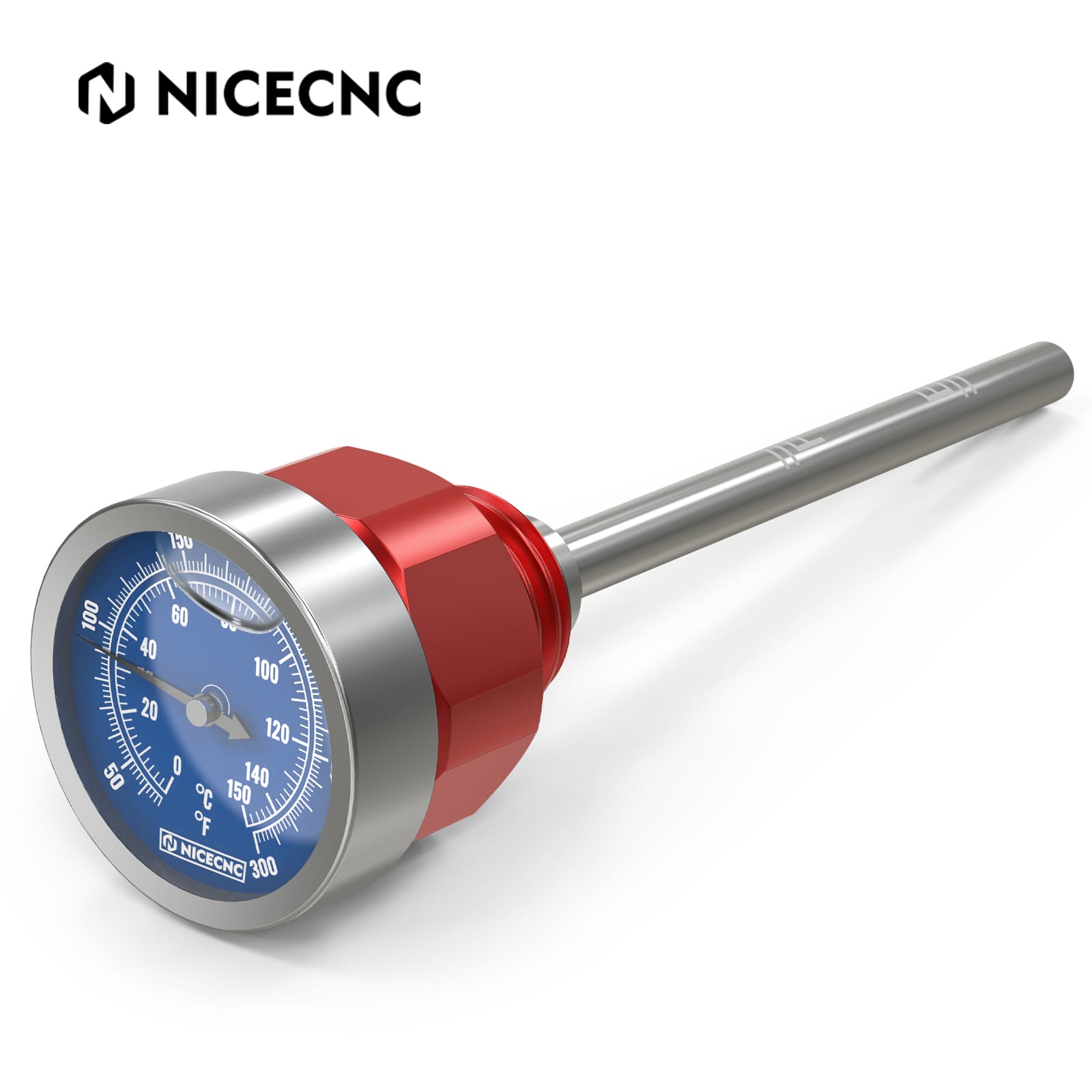 ATV Engine Oil Dipstick w/Temperature Gauge For Yamaha Raptor 700 700R 660R YFZ450