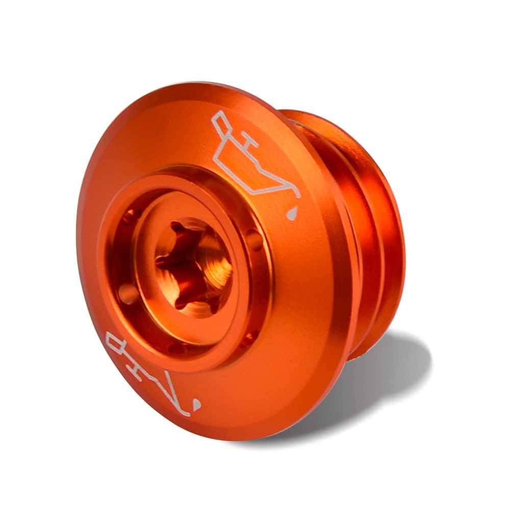 Parafuso de tampa de enchimento de óleo de motor laranja para KTM 790 950 Duke 1290 Super Duke