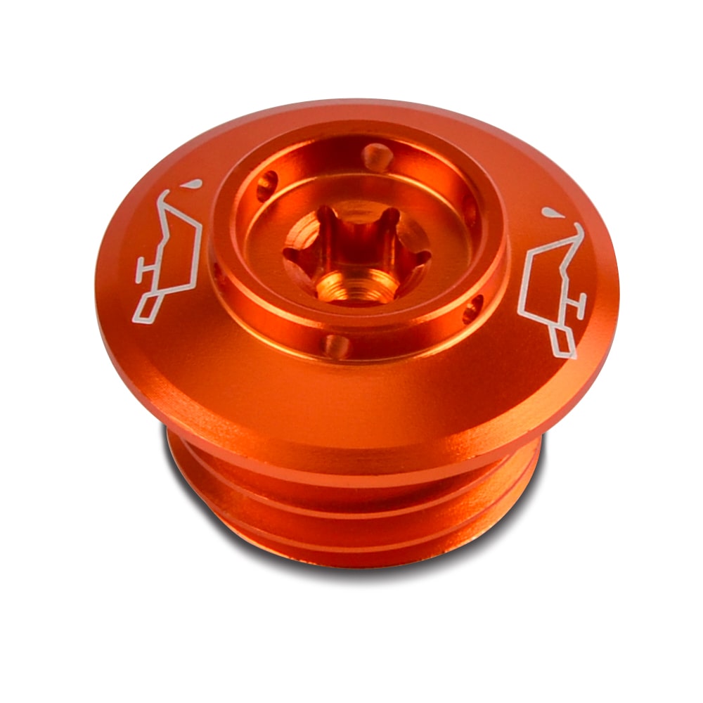 Parafuso de tampa de enchimento de óleo de motor laranja para KTM 790 950 Duke 1290 Super Duke