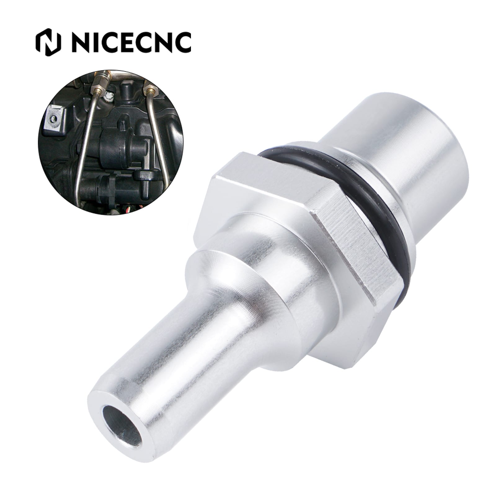 For N54 Aluminum PCV Valve Upgrade For BMW E82 E88 E89 E90 E91 E92 E93 E60 E61 E71 135i 335i 535i X6 Z4 Twin Turbo Engines