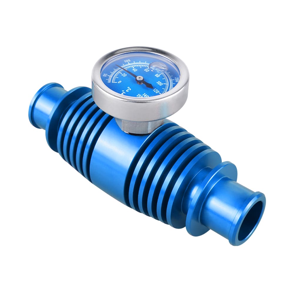 ATV Radiator Inline Cooler w/Temperature Gauge For Yamaha Banshee 350 Blaster 200