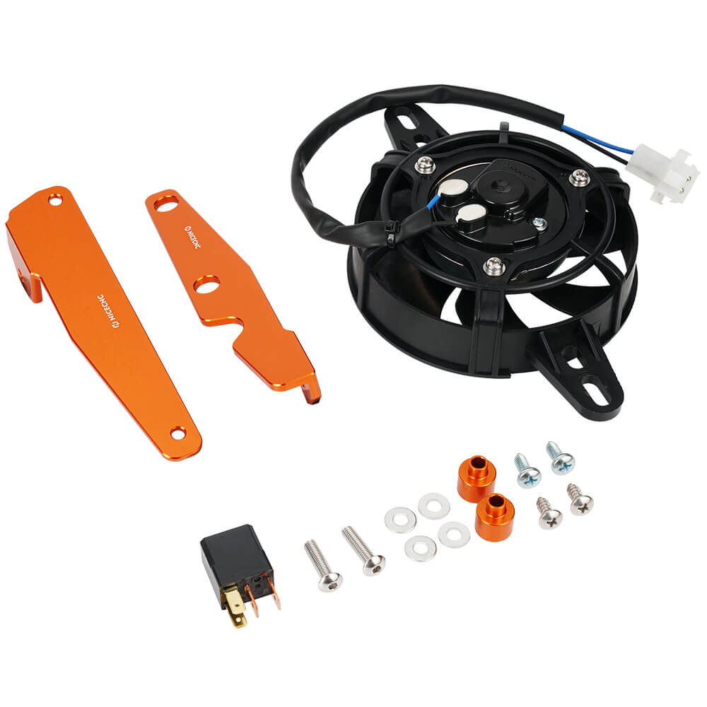 Radiator Cooling Fan Kit DC12V For KTM Husaqvarna GasGas