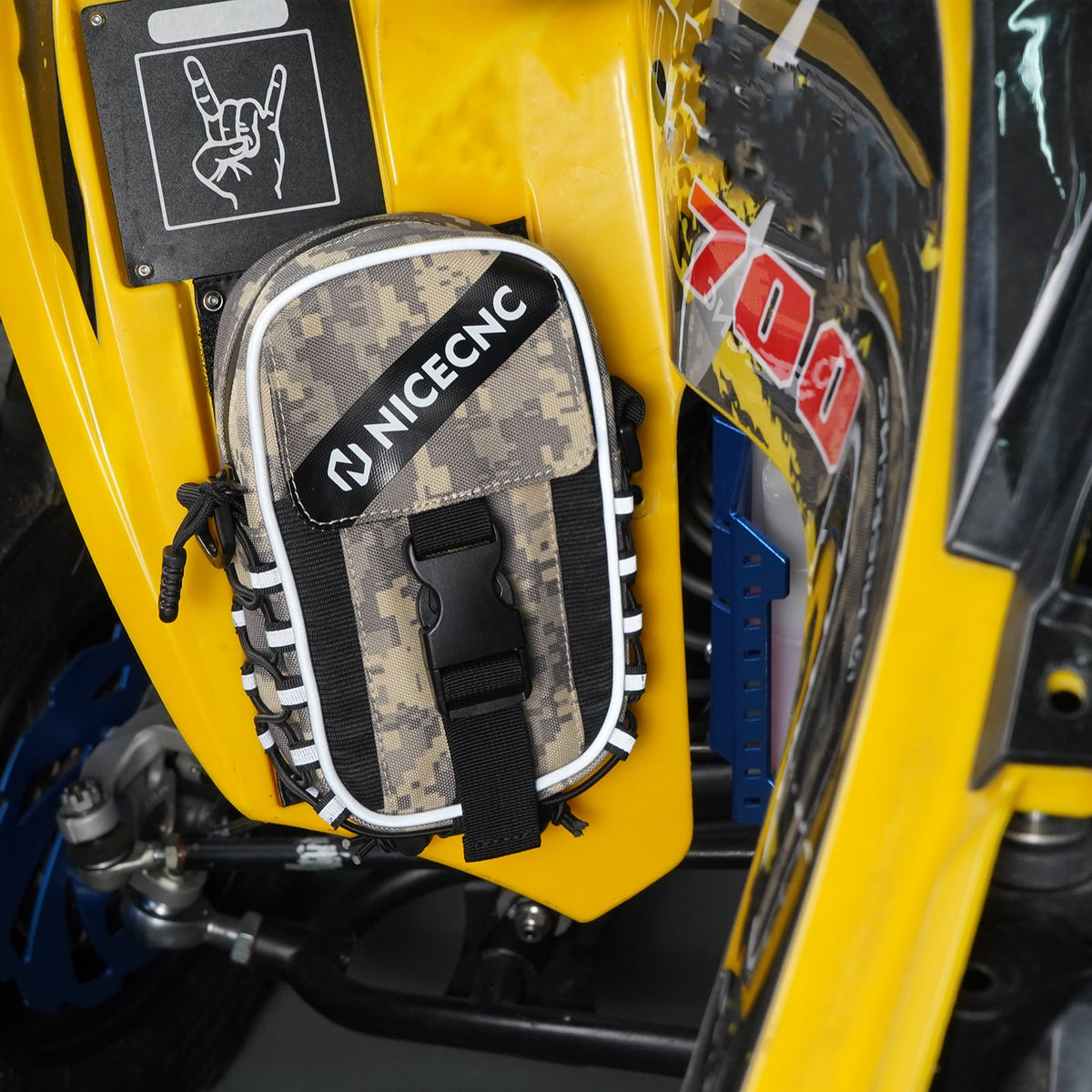 ATV Fender Tasche Lagerung Front Taschen Für Yamaha Raptor 700 2006-2023