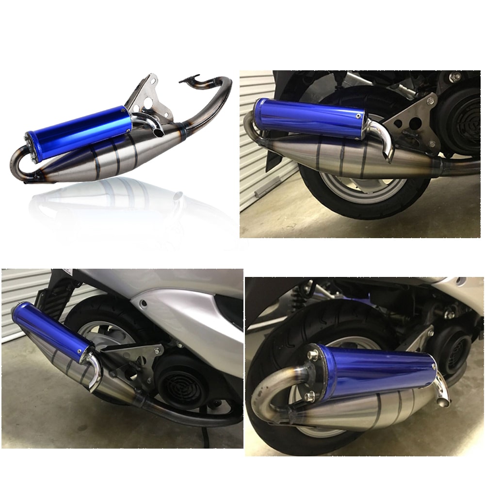 Exhaust Muffler For Yamaha 50cc Scooter JOG Minarelli Moped Breeze 1E40QMB 1PE40QMB
