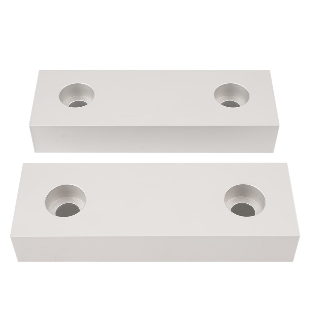 6 x 2 x 1" Machined Aluminum Soft Jaws 10 PACK 20 Pieces