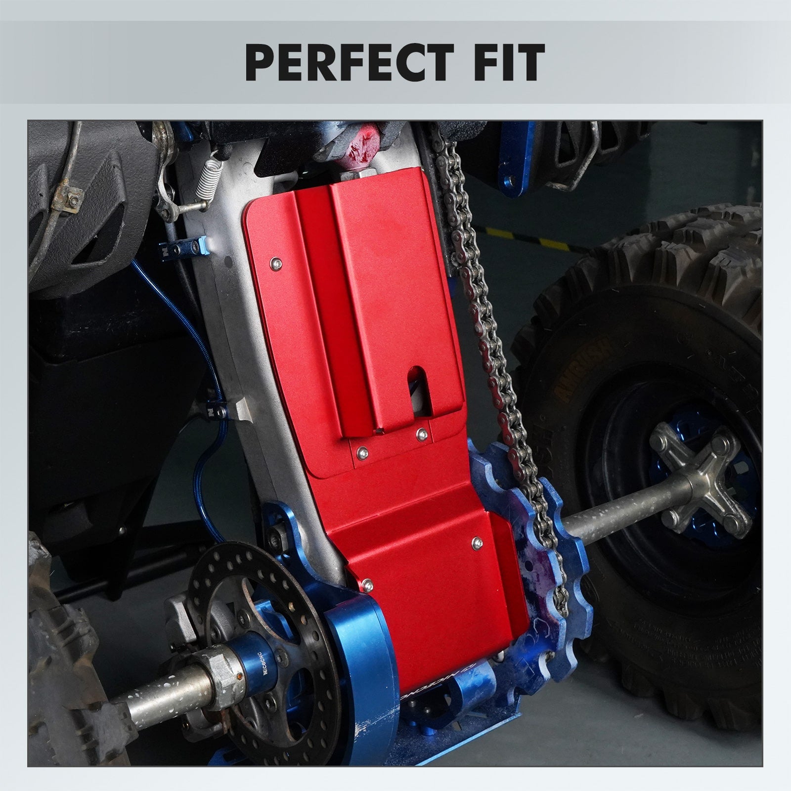 ATV Swing Arm Swingarm Skid Plate Guard For Yamaha Raptor 700 700R 2013-2026