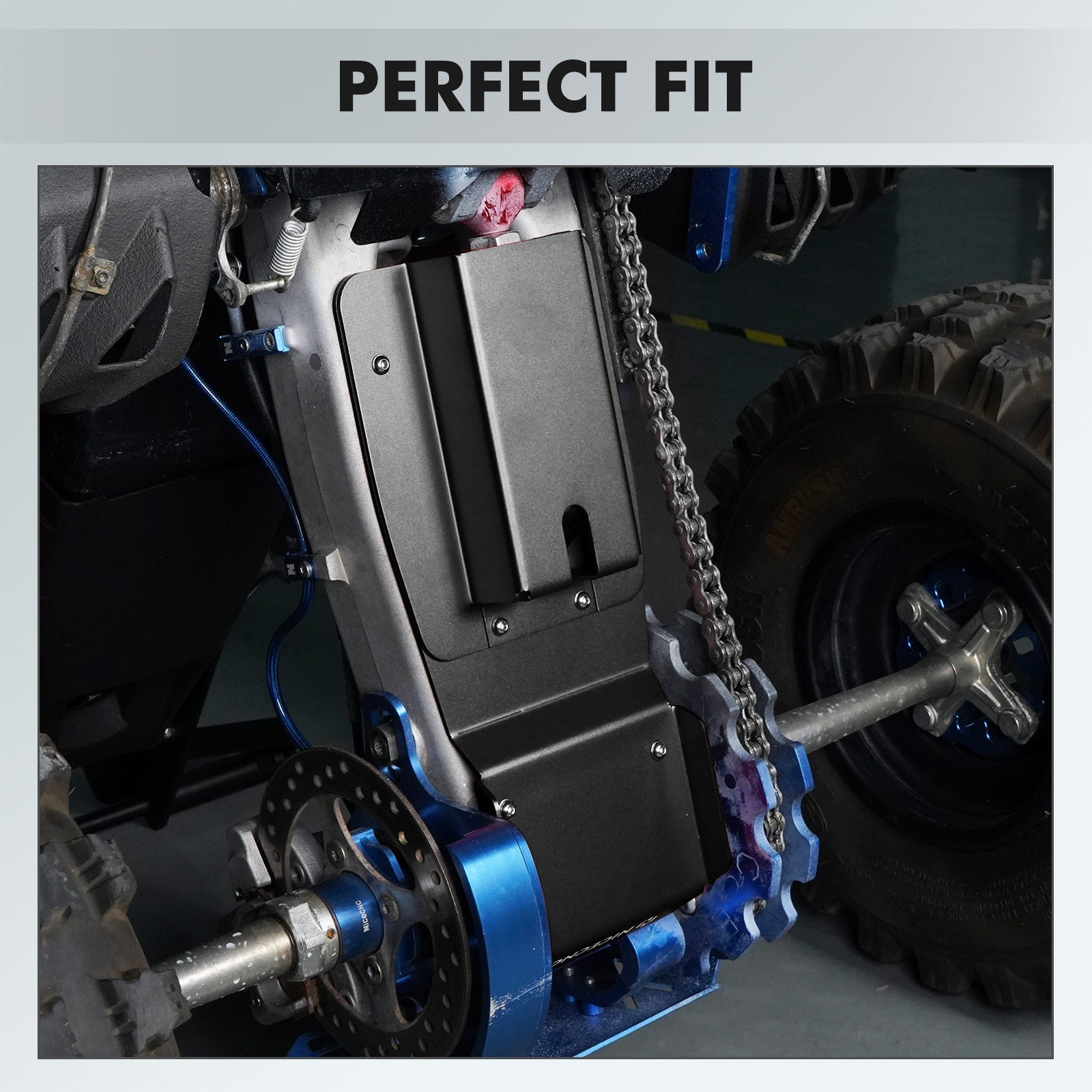 ATV Swing Arm Swingarm Skid Plate Guard For Yamaha Raptor 700 700R 2013-2026