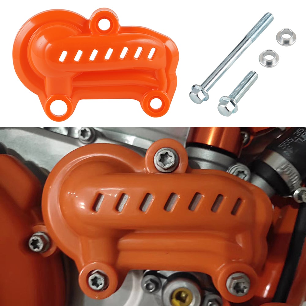 Tampa da bomba de água laranja NICECNC compatível com KTM 250 300 SX XC 2019-2022 250 300 EXC/EXC TPI/XC-W/XC-W TPI 2020-2022 Husqvarna TC TX 250 300 2019-2022 TE250i 300i 2020-2022