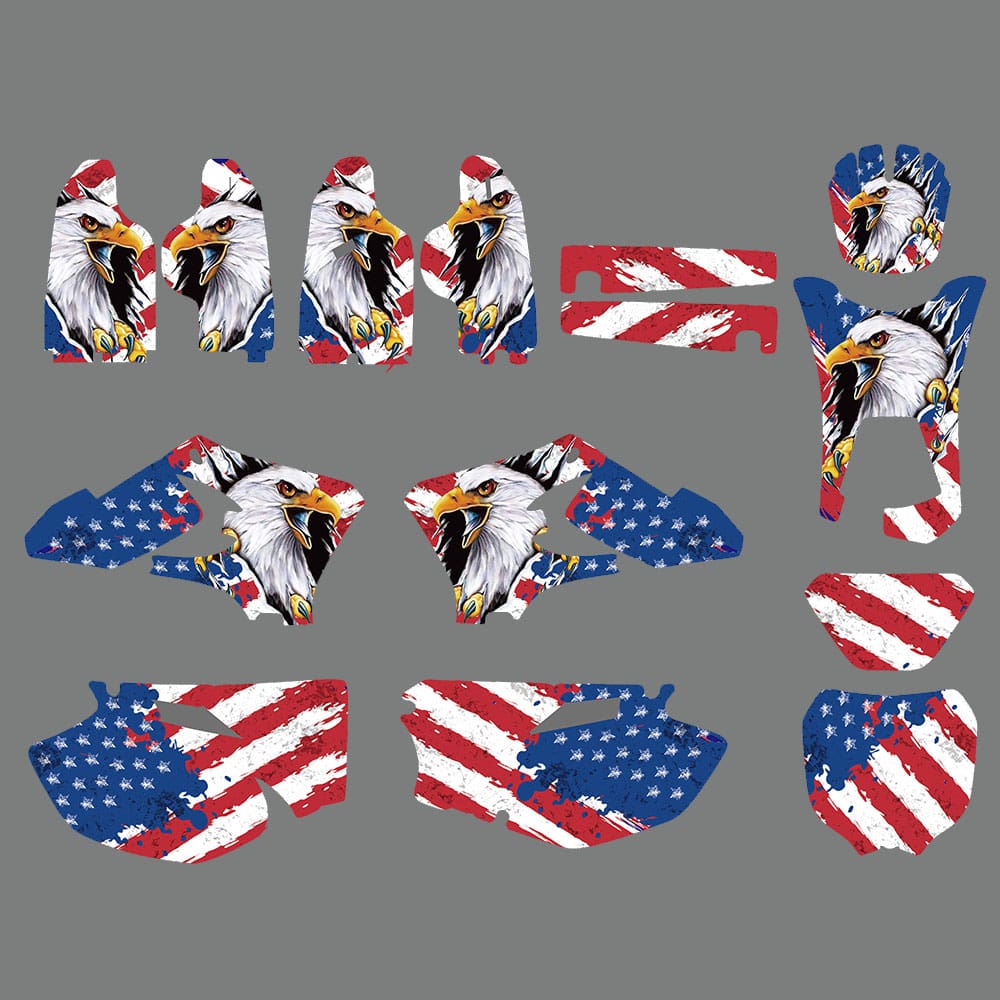 Custom Motocross Decals for Yamaha WR250F WR450F 2005-2006