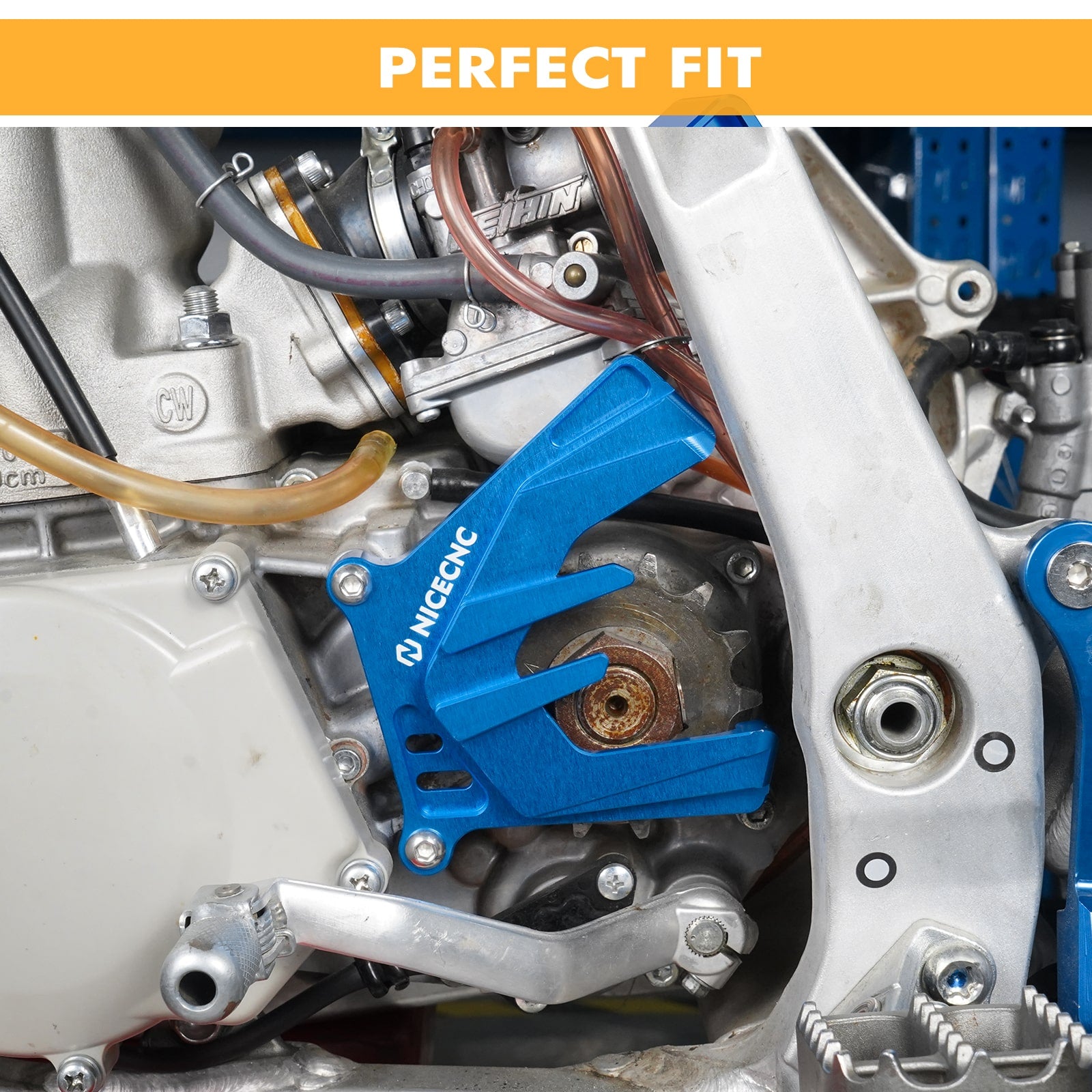 Sprocket Cover For Yamaha YZ250 2000-2024 YZ250X 2016-2023