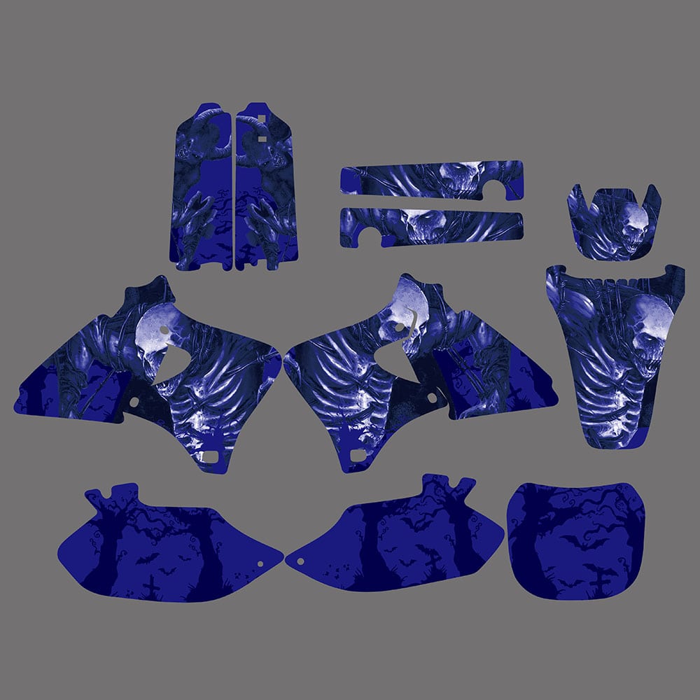 Graphics Background Decal Sticker for YAMAHA YZ250F YZ400F YZ426F 1999-2002