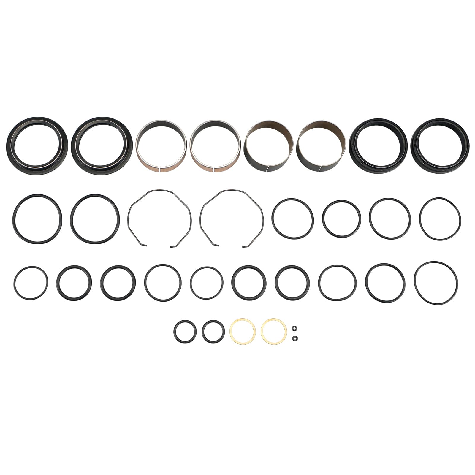Fork Oil Seals Dust Seals Fork Slider Bushings for Yamaha YZ250 2015-2021