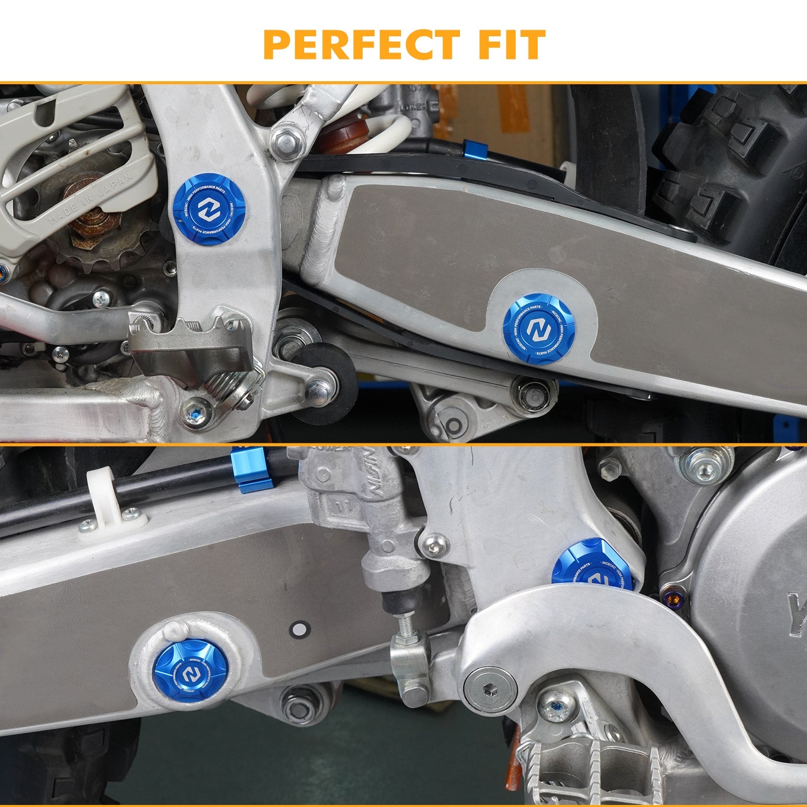 Motorcycle Frame Hole Plug Cover For Yamaha YZ250 2016-2023