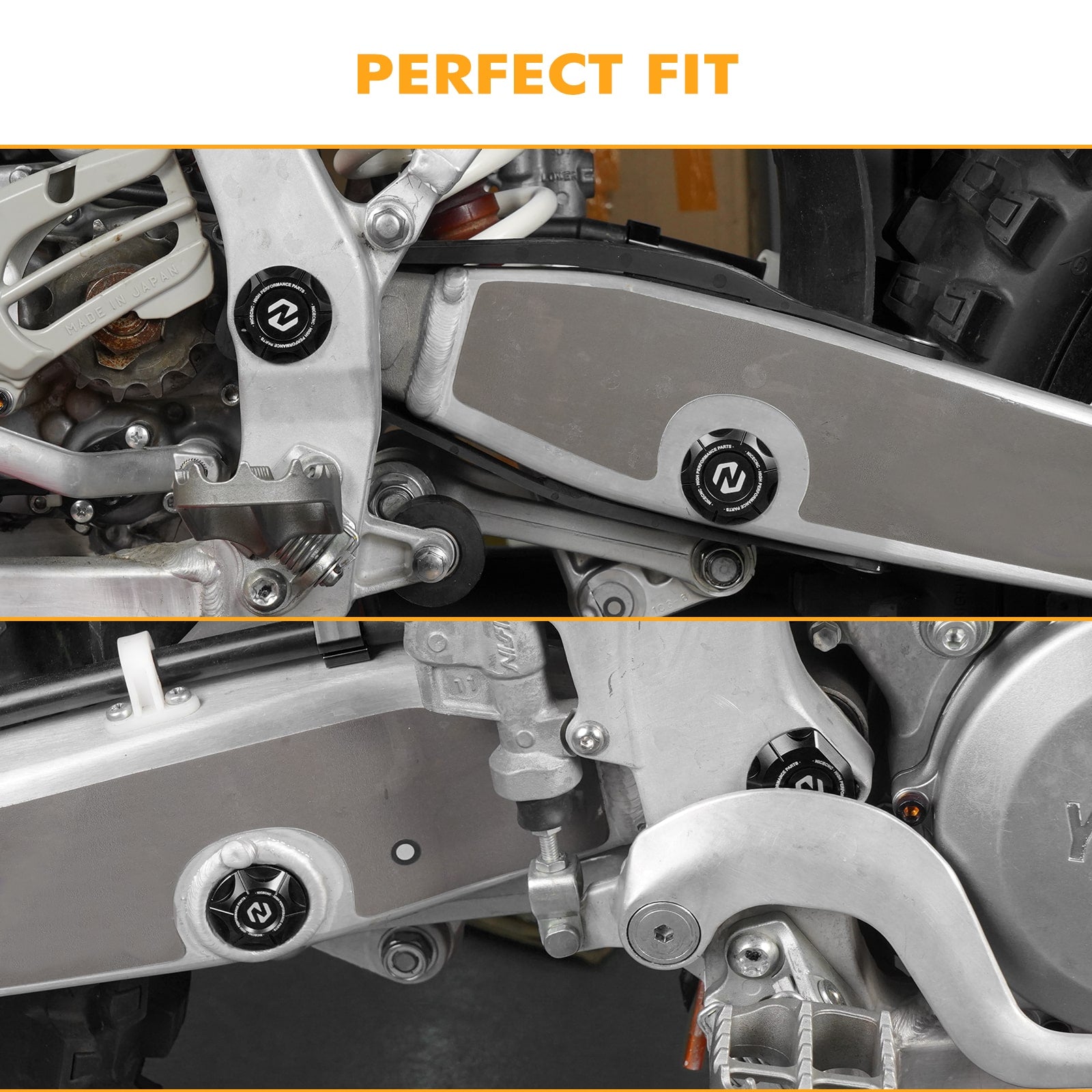 Motorcycle Frame Hole Plug Cover For Yamaha YZ250 2016-2023