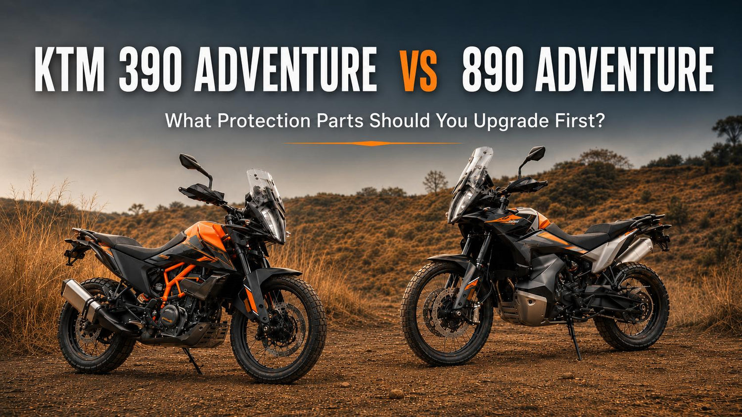 KTM 390 vs 890 Adventure: Comparison and Best Upgrades