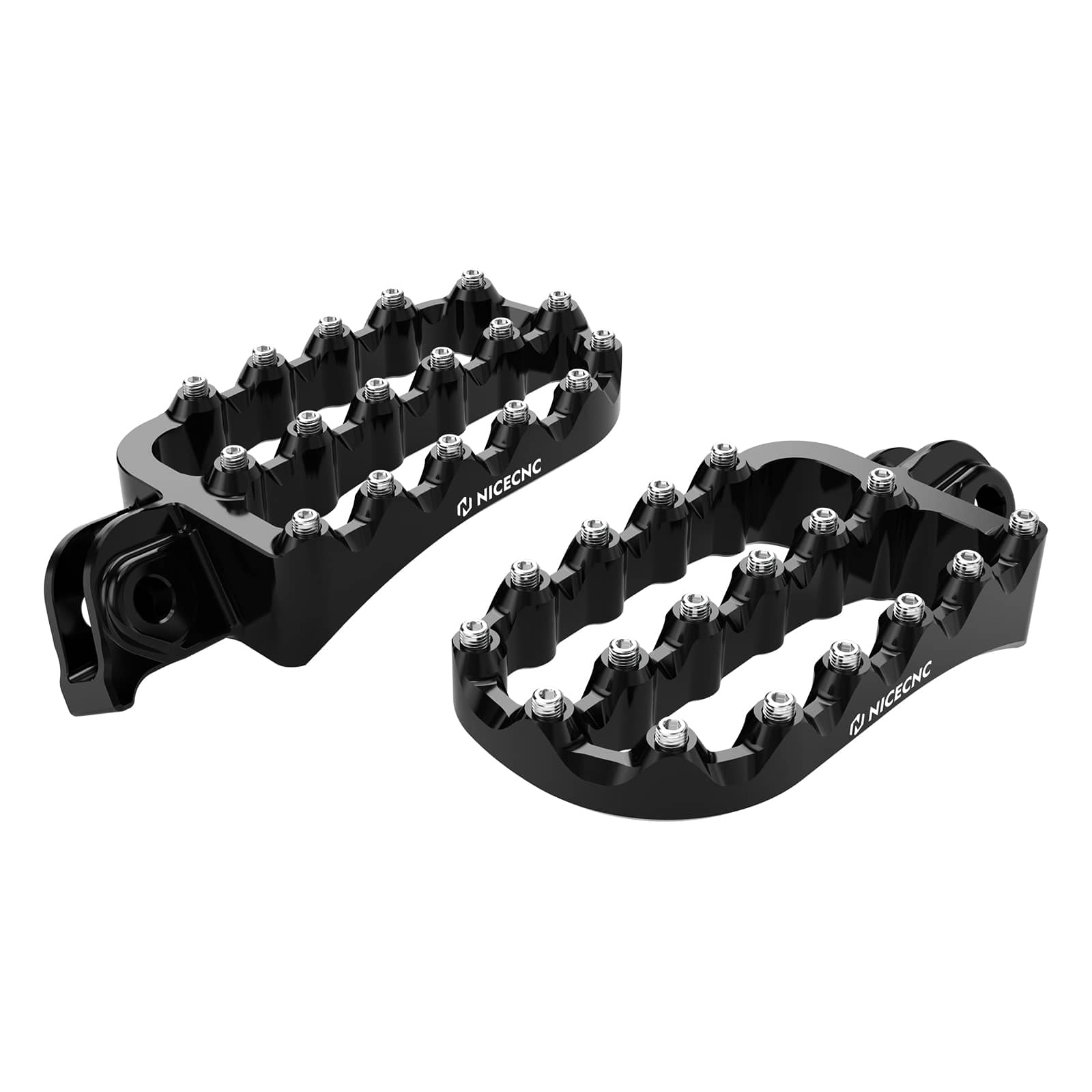 Forged 0° Flat Wide Enlarged Foot Pegs Pedals For KTM 390 Adventure 2020-2024