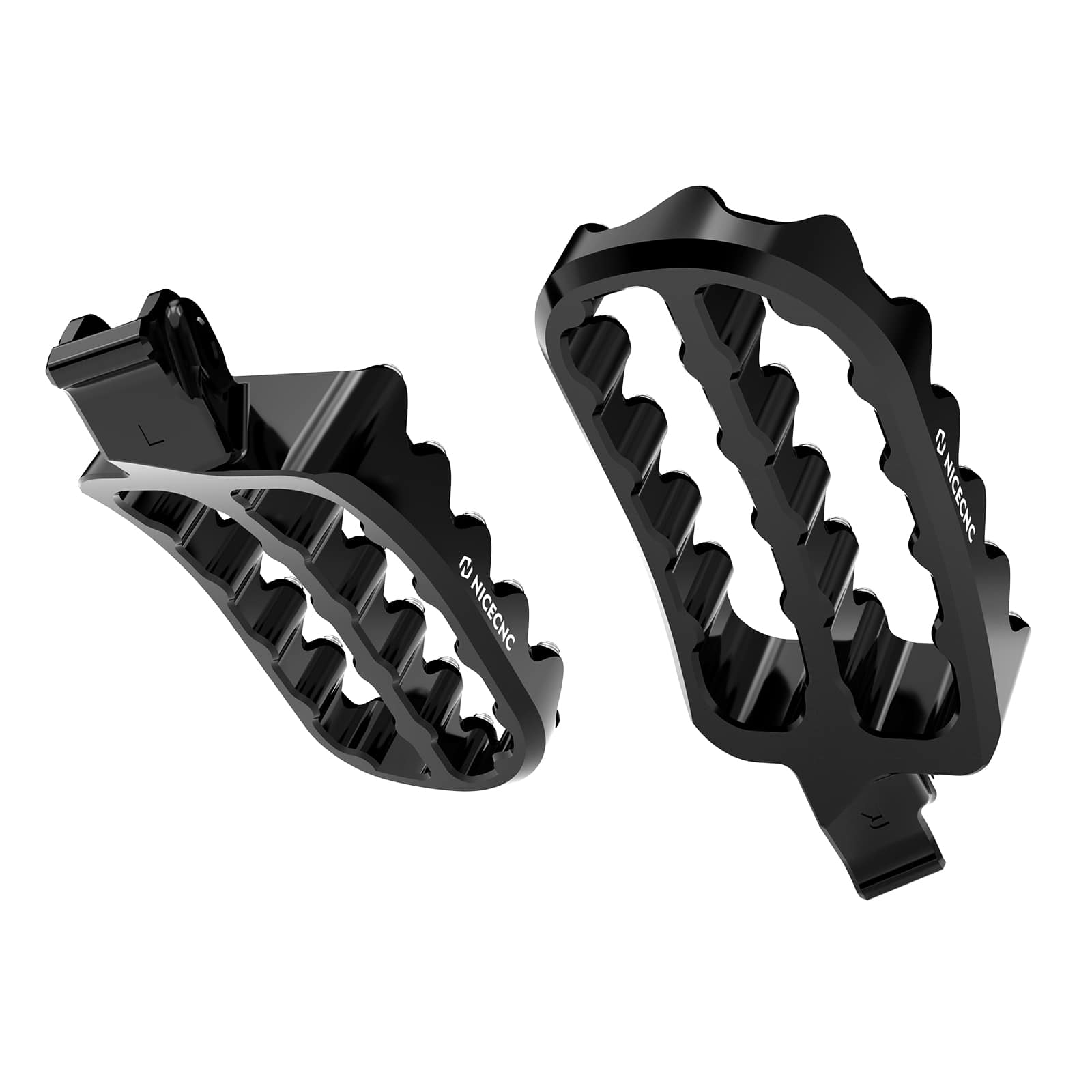 Forged 0° Flat Wide Enlarged Foot Pegs Pedals For KTM 390 Adventure 2020-2024