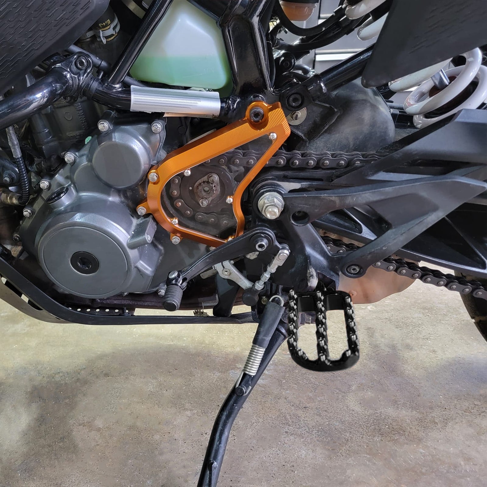 Forged 0° Flat Wide Enlarged Foot Pegs Pedals For KTM 390 Adventure 2020-2024