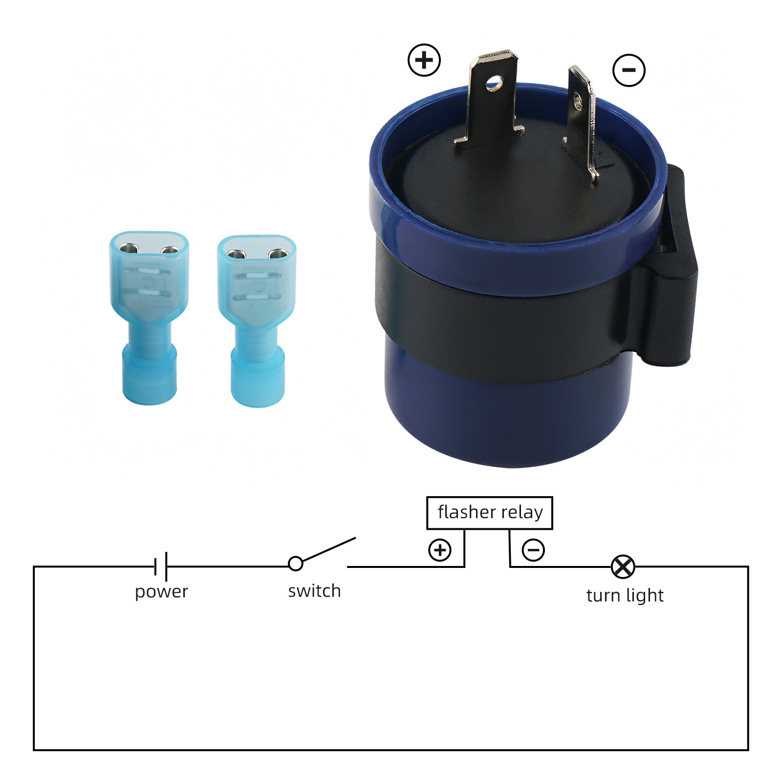 6V Turn Signal Flasher Relay Indicator For Honda CB100 CL100 CT125 MT250