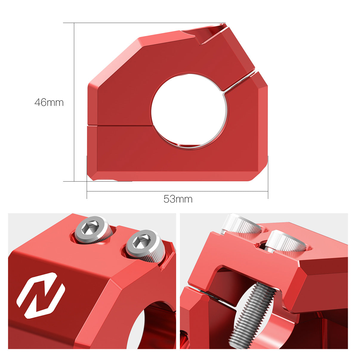 Front Clutch Master Cylinder Protector Clamp Kit For Gas Gas EX EC MC 2024-2025