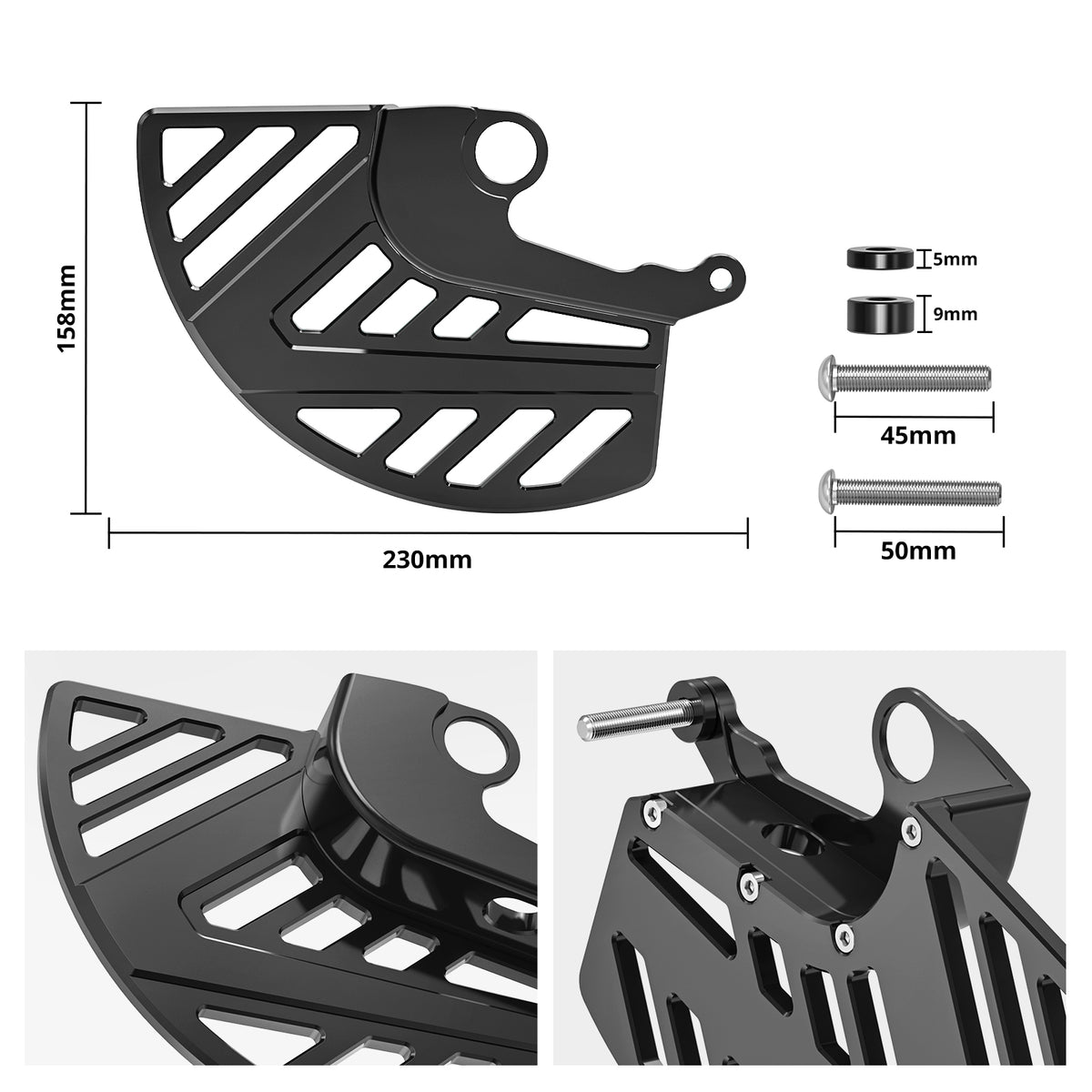 Front Brake Disc Guard For Beta 125 200 250 300 350 390 430 480 RR 450 500 RX