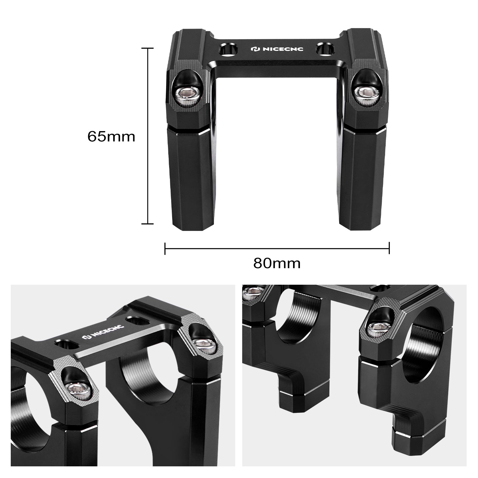 Front Handlebar Bar Riser Mount Bracket For Surron Light Bee X/ S/ L1E Segway X160 X260