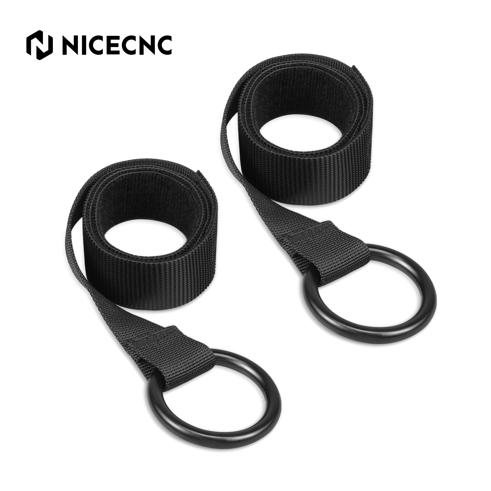 Motorcycle Universal Off-Road Soft Bag Tie Down Straps Retention Rings