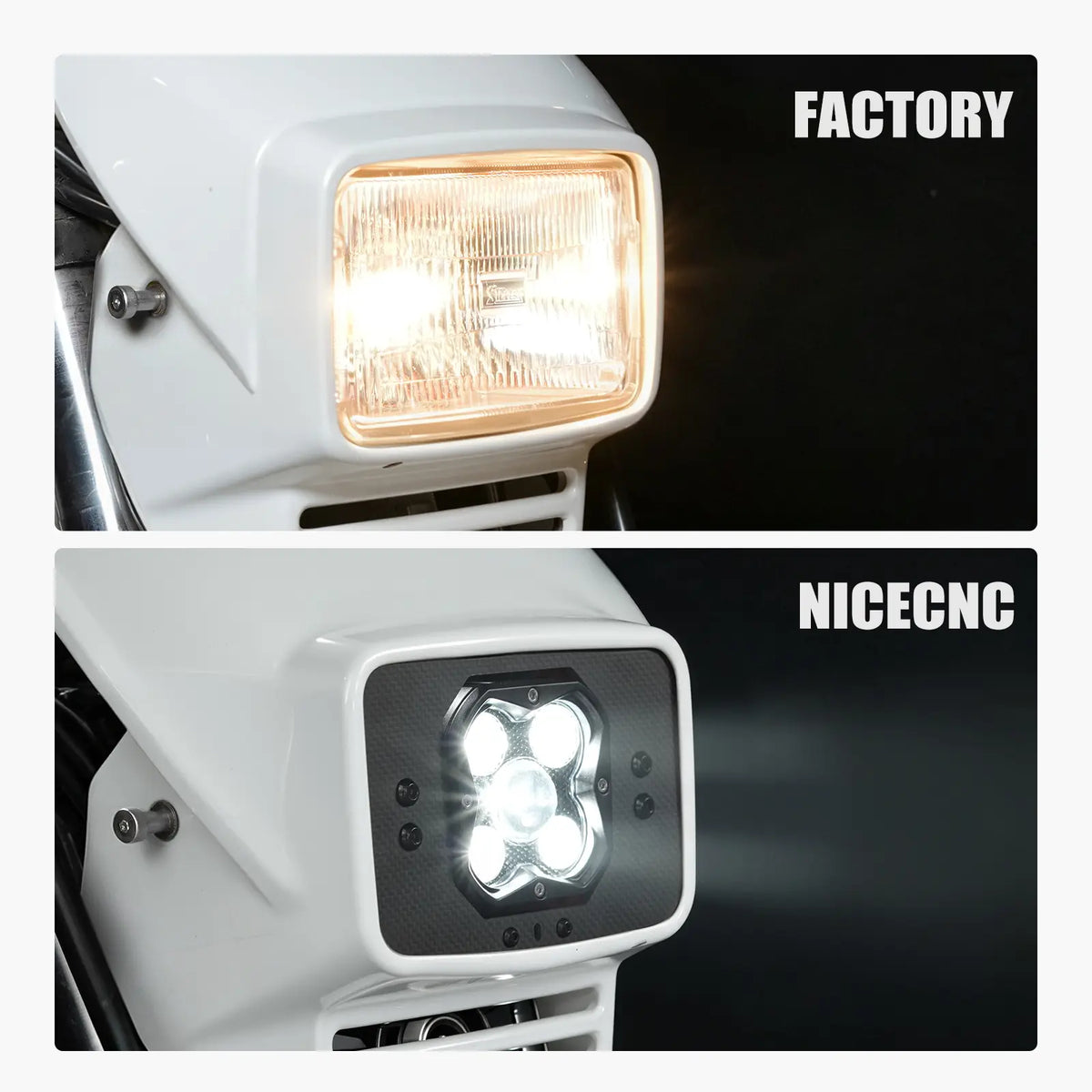 Off-Road Rally LED Headlight Kit For Honda XR650L 1993-2025