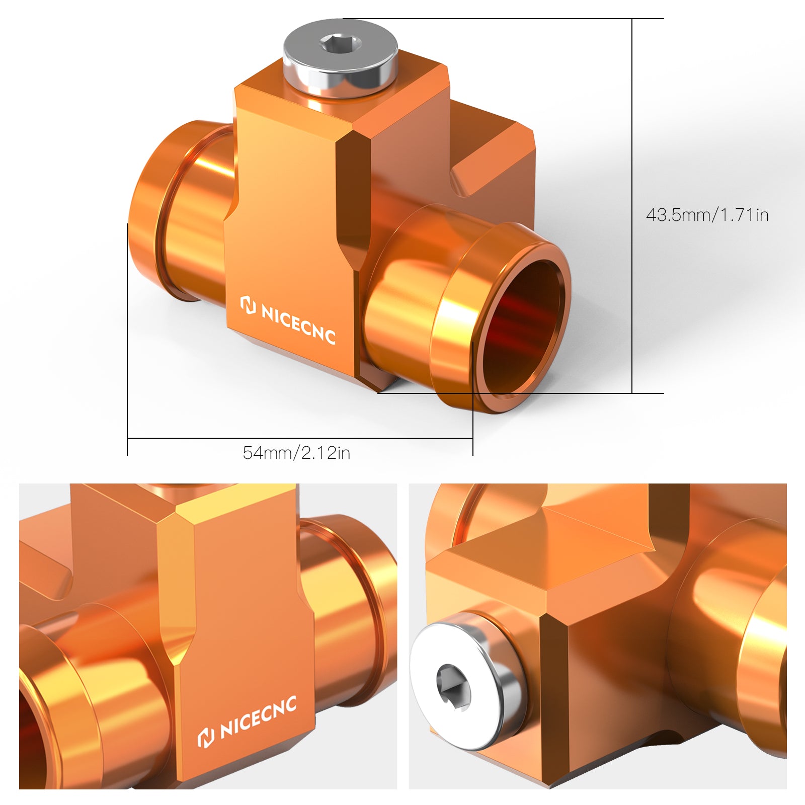 Temperature Sensor Adapter Connector For KTM Husqvarna GasGas 250 300 2023-2024