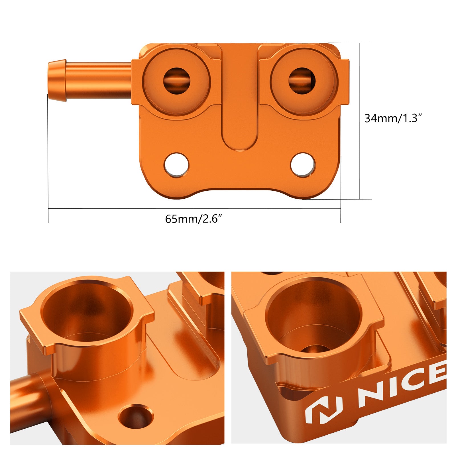 High Flow Fuel Fitting For Gas Gas EX MC EC 250/300 2024-2025