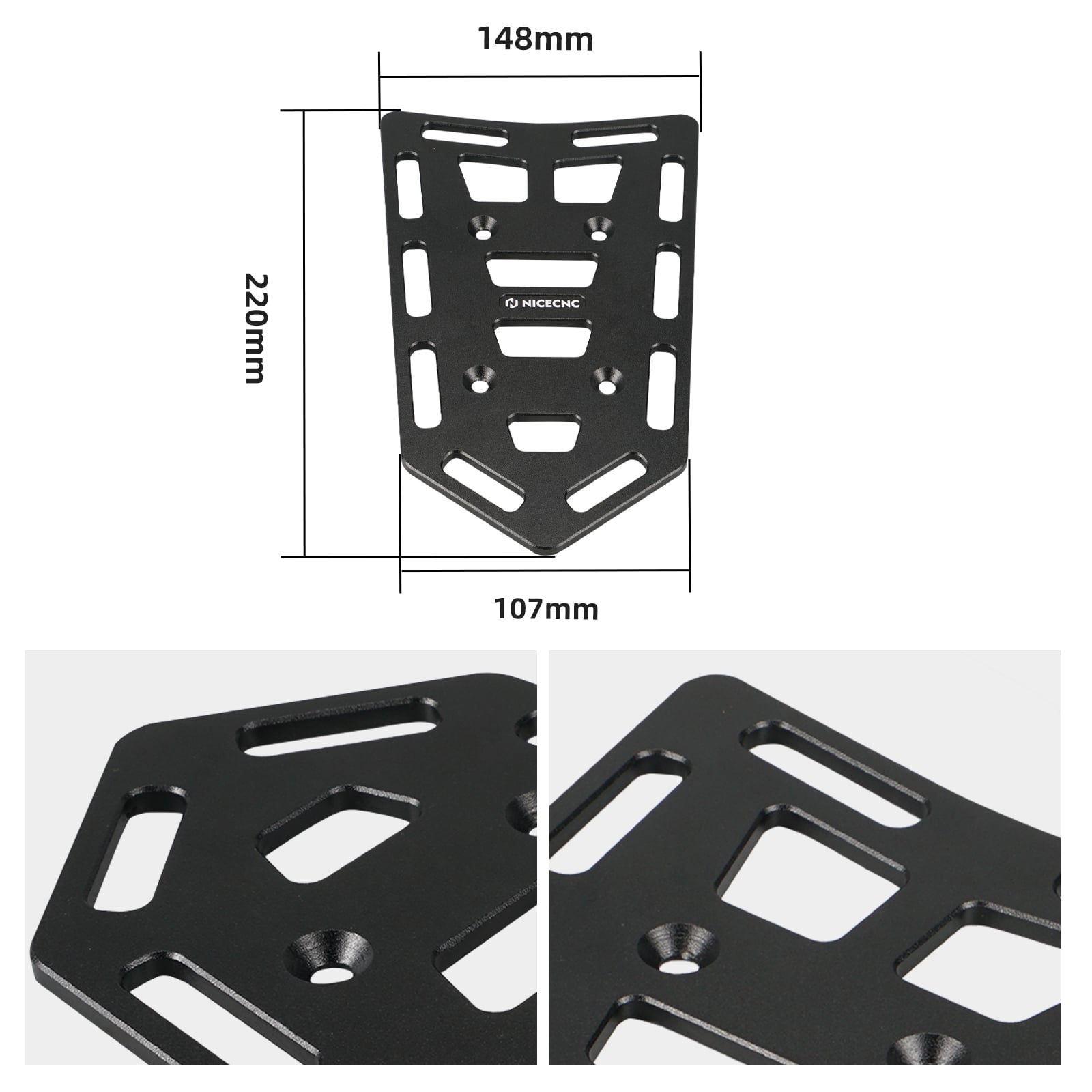 Universal Tail Rack For Dirt Dualsport Enduro Bike For KTM Husqvarna Beta GasGas Honda Yamaha