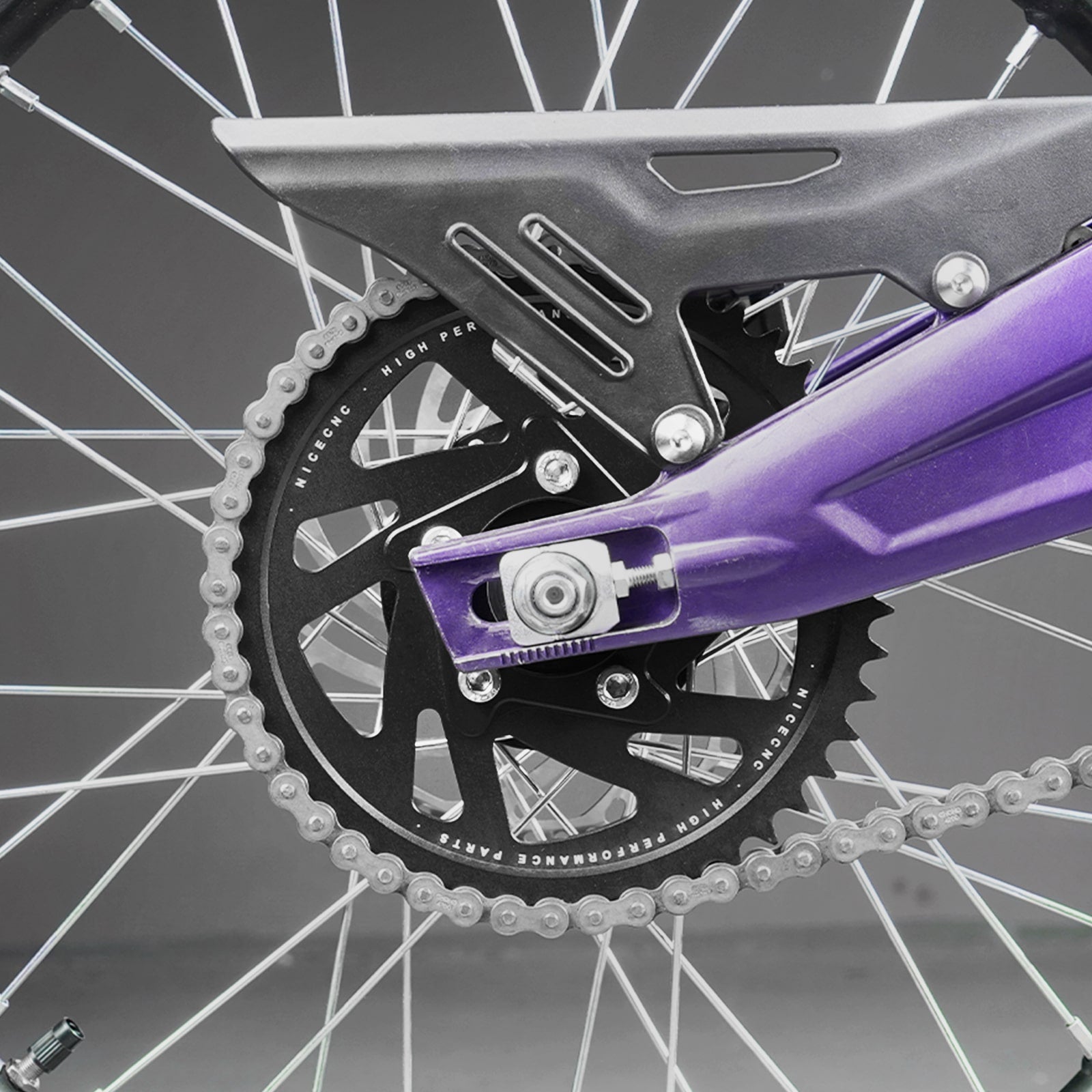 48T Rear Sprocket & Chain Guard For Surron Light Bee X / S Segway X160 X260