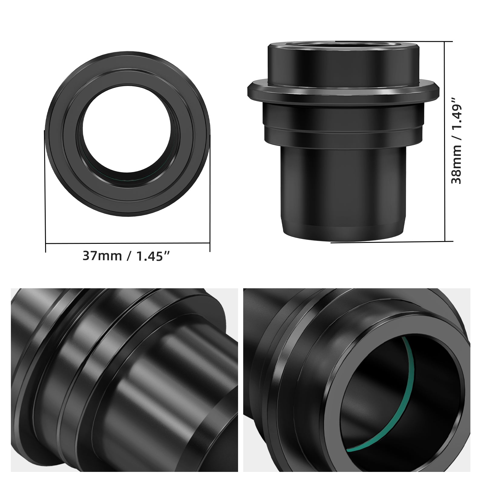 Front Wheel Spacers Hub Collars For Stark Varg EX MX 2024-2025