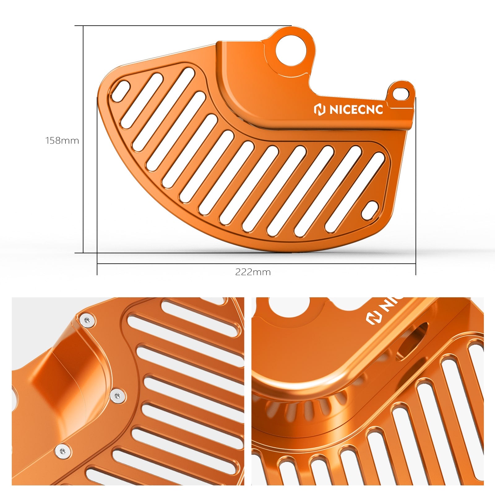 Front Brake Disc Guard Protector Cover For SHERCO KTM HUSQVARNA GAS GAS