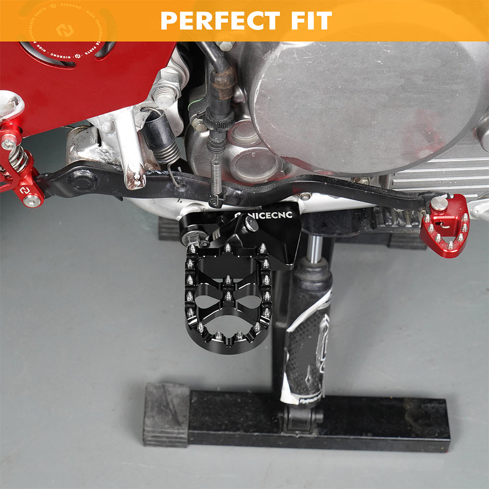 Enlarged Wide Foot Pegs Pedals For Honda XR650L 1993-2025 XR 650R 600R 250R 400R