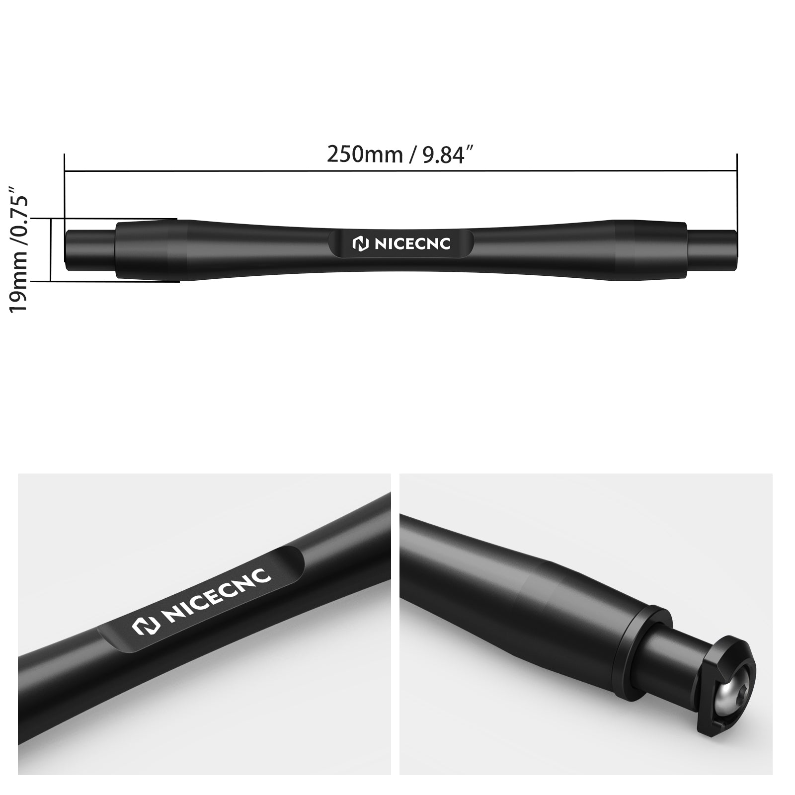 Hydraulic Rear Foot Brake + Extender Footrest + Support Brace For Surron Light Bee X S