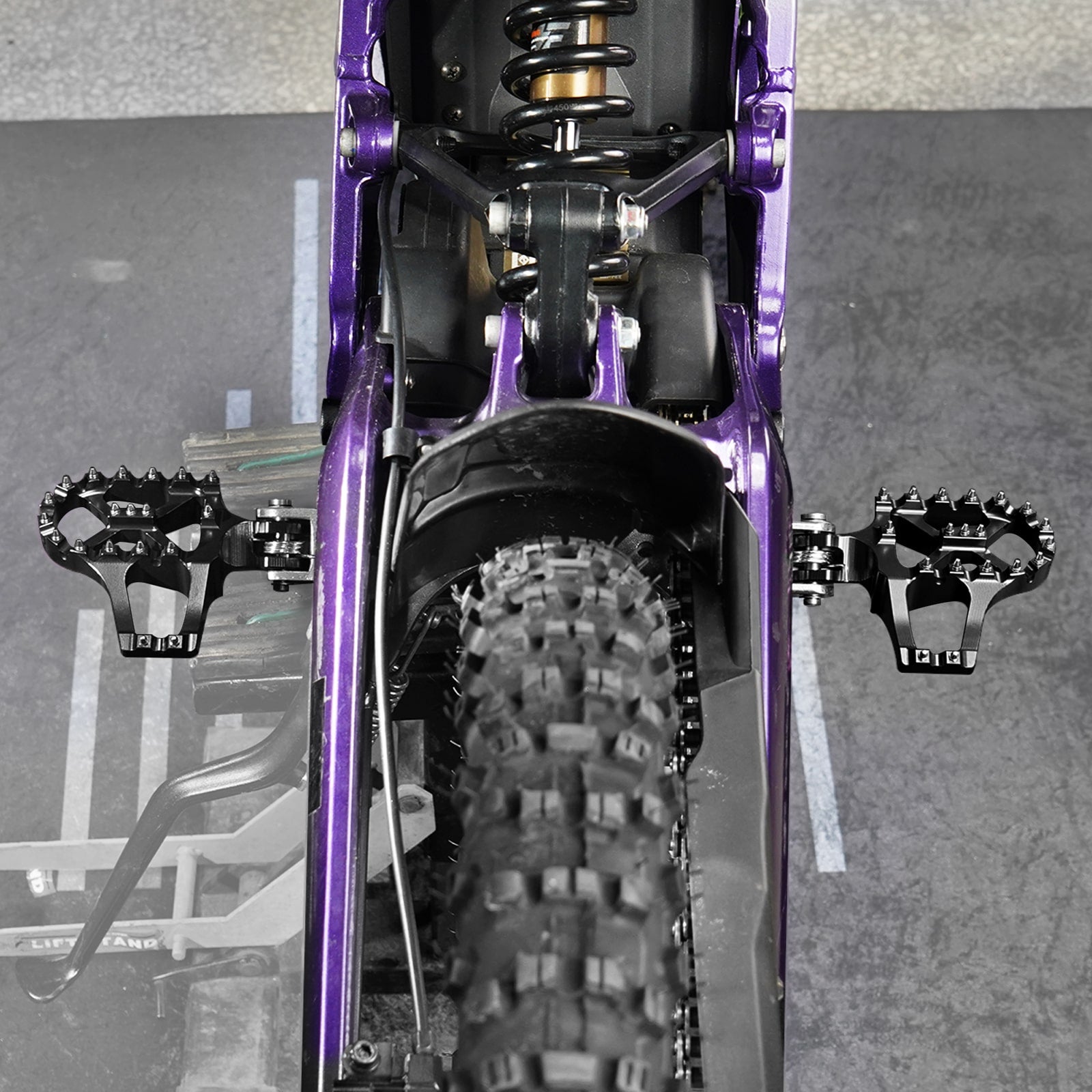 Foot Pegs Bracket Package Footrest Support Brace Kickstand For Surron Light Bee X S Segway X160 X260