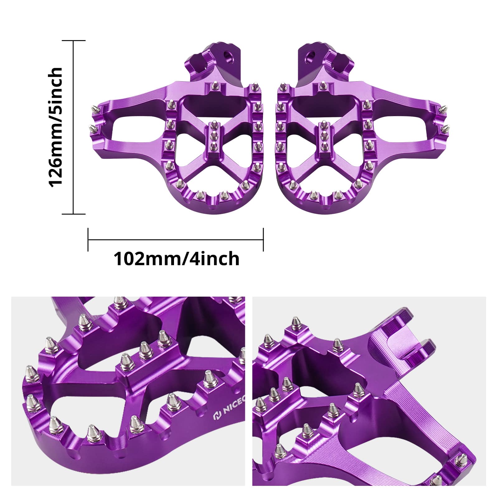 Foot Pegs Bracket Package Footrest Support Brace Kickstand For Surron Light Bee X S Segway X160 X260